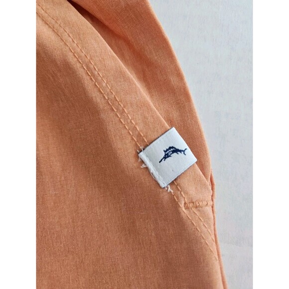 Tommy Bahama Boys Orange Swim Athletic Shorts Drawstring Elastic Waist M 7/8 NWT - Picture 3 of 9